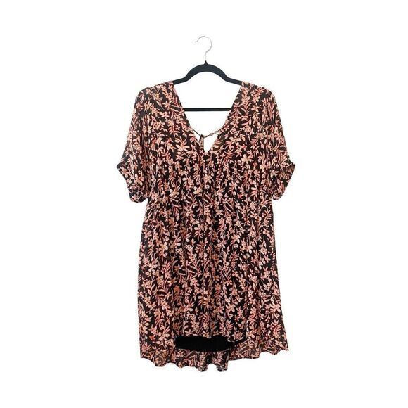 Free People Sun Up Floral Shift Lined Mini Dress Small‎ - Picture 2 of 6